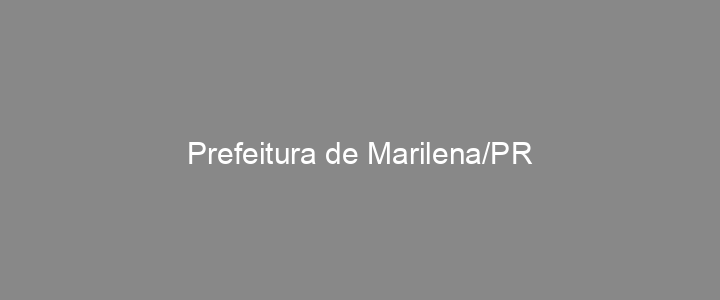 Provas Anteriores Prefeitura de Marilena/PR